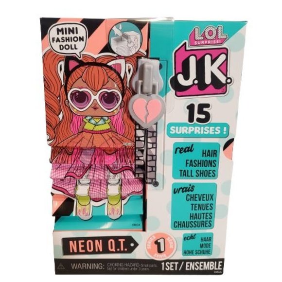 L.O.L. Surprise! Toys Lol Surprise Jk Neon Qt Mini Fashion Doll